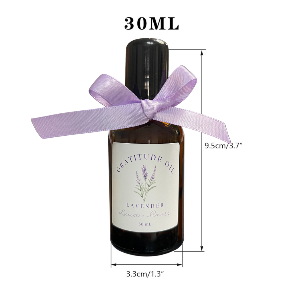 Gratitude Oil | Daily Gratitude Reminder | Pure Lavender Oil | Laud + Cross
